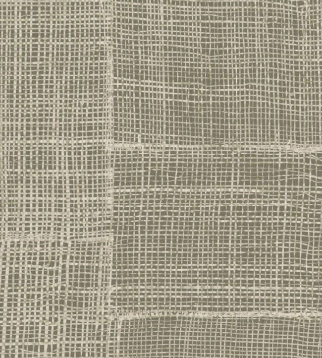 Rabane Wallpaper by Arte White Silver