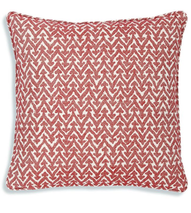 Rabanna Cushion 43 x 43cm by Fermoie Red