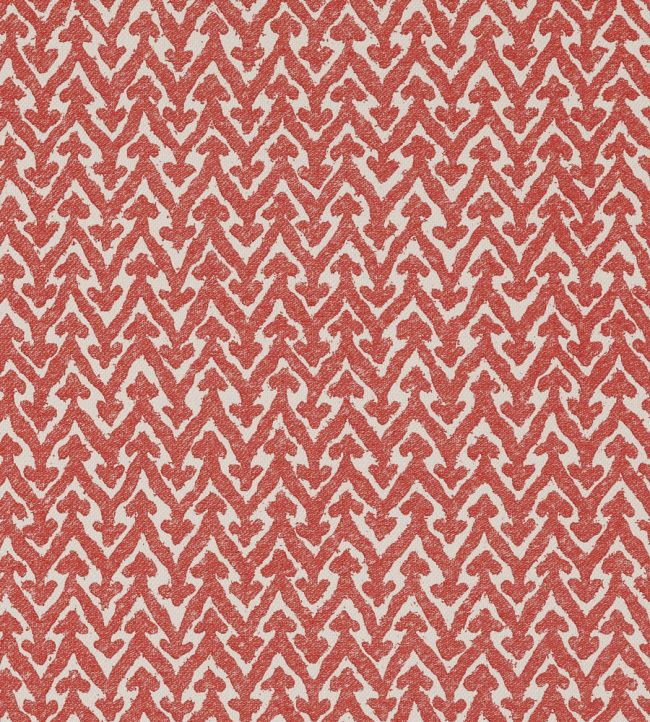 Rabanna Outdoor Fabric by Fermoie Red