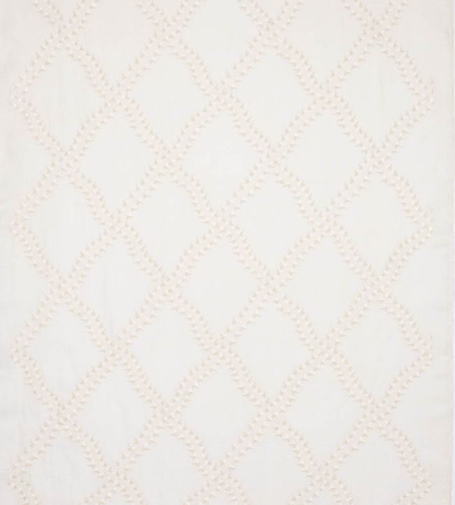 Radcot Trellis Fabric by Colefax And Fowler Ivory