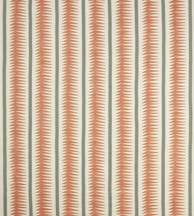 Rae Fabric by Jane Churchill Burnt Orange