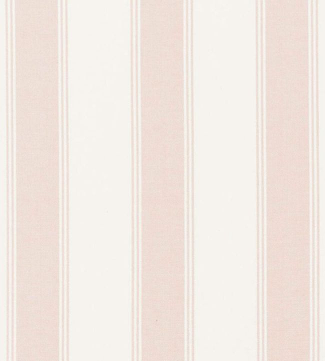 Rafe Stripe Fabric by Schumacher Quiet Pink