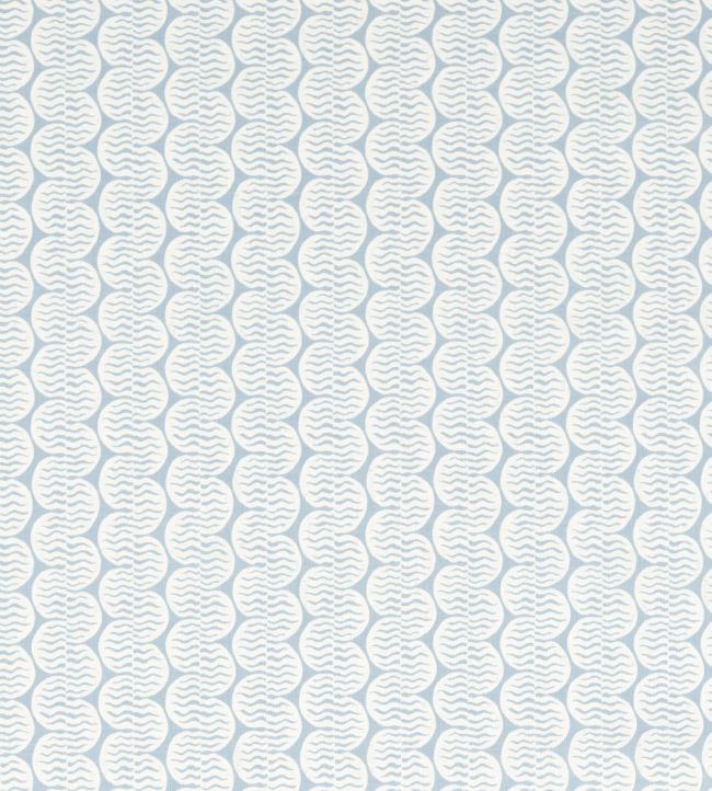 Raft Stripe Print Fabric by Scion Coast Blue