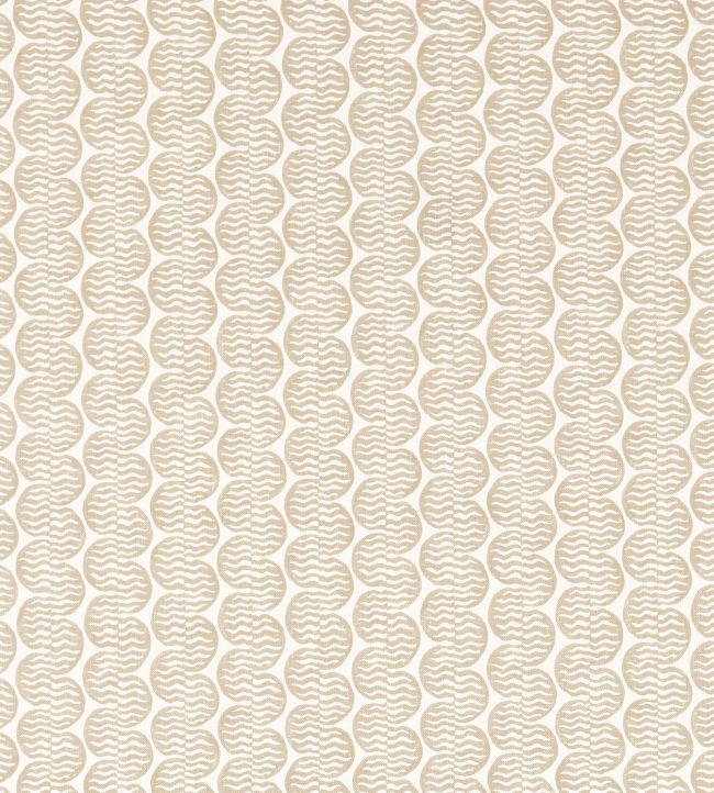 Raft Stripe Print Fabric by Scion Mushroom