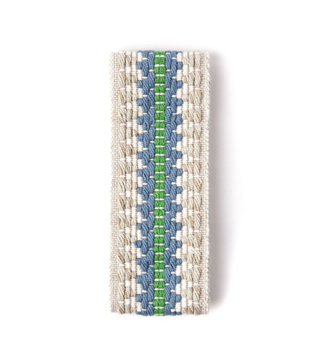 Railroad Border Trimming by Christopher Farr Cloth Green