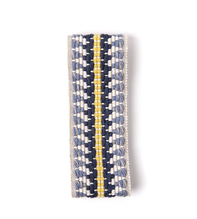 Railroad Border Trimming by Christopher Farr Cloth Indigo