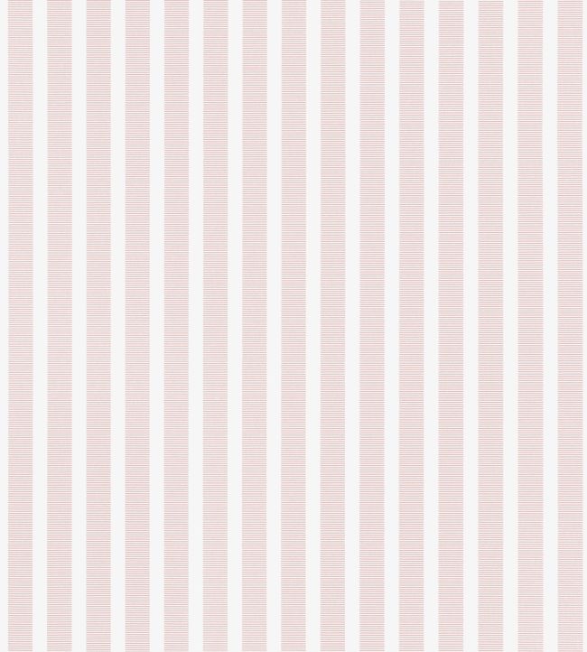 Railway Stripe Wallpaper by Thibaut Pink