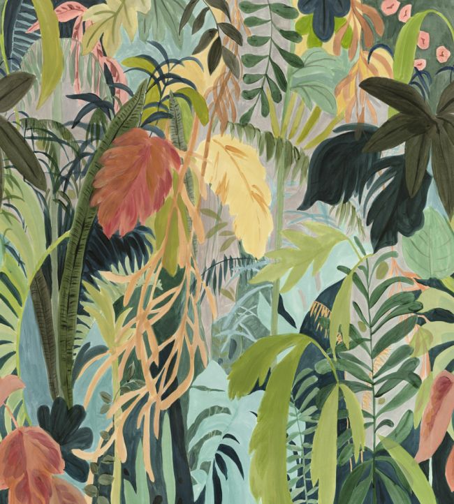 Rainforest Mural by Thibaut Tropical