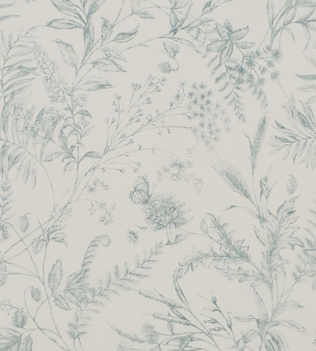 Fern Toile Wallpaper by Ralph Lauren Drawing Room