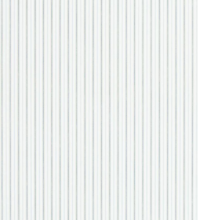 Marrifield Stripe Wallpaper by Ralph Lauren Blue/Linen