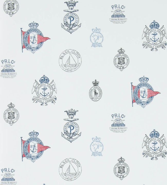 Rowthorne Crest Wallpaper by Ralph Lauren Captain