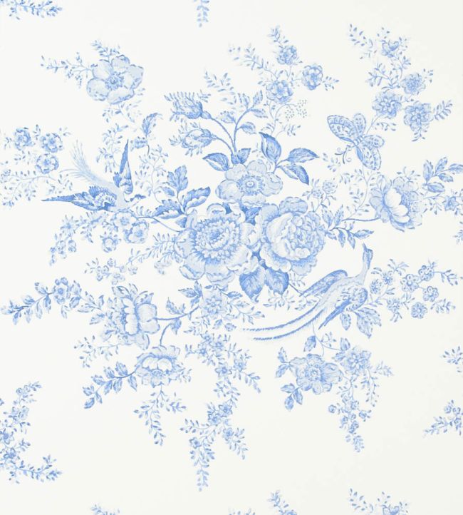 Vintage Dauphine Wallpaper by Ralph Lauren Porcelain