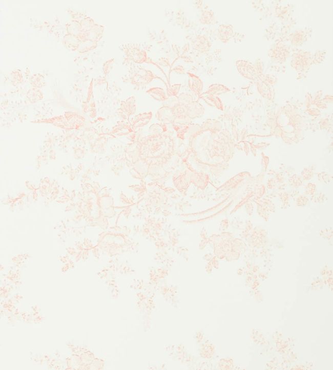 Vintage Dauphine Wallpaper by Ralph Lauren Petal Pink