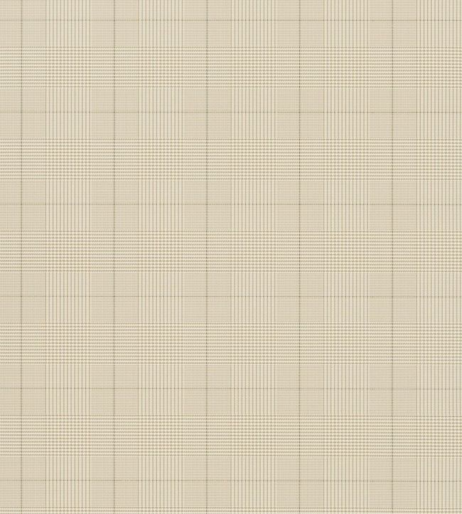 Egarton Plaid Wallpaper by Ralph Lauren Gunmetal, Cream