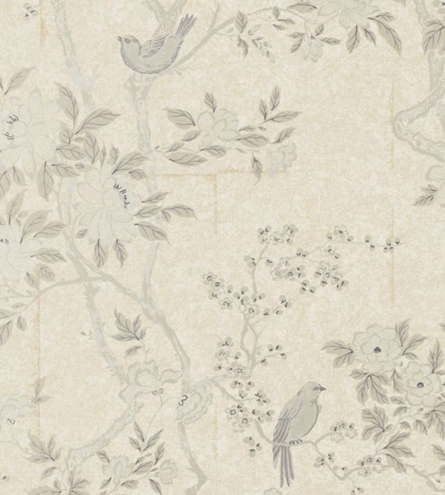 Marlowe Floral Wallpaper by Ralph Lauren Mother of Pearl