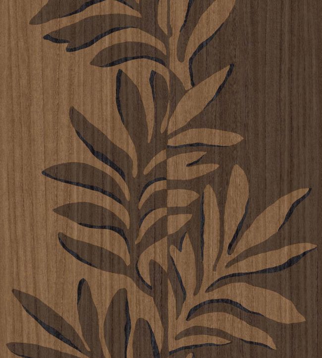 Rama Wallpaper by Casamance Noyer/wenge