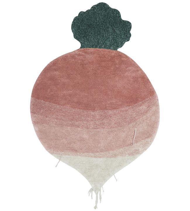 Lorena Canals Ramona the Radish rug Pink C-RAMONA Pink