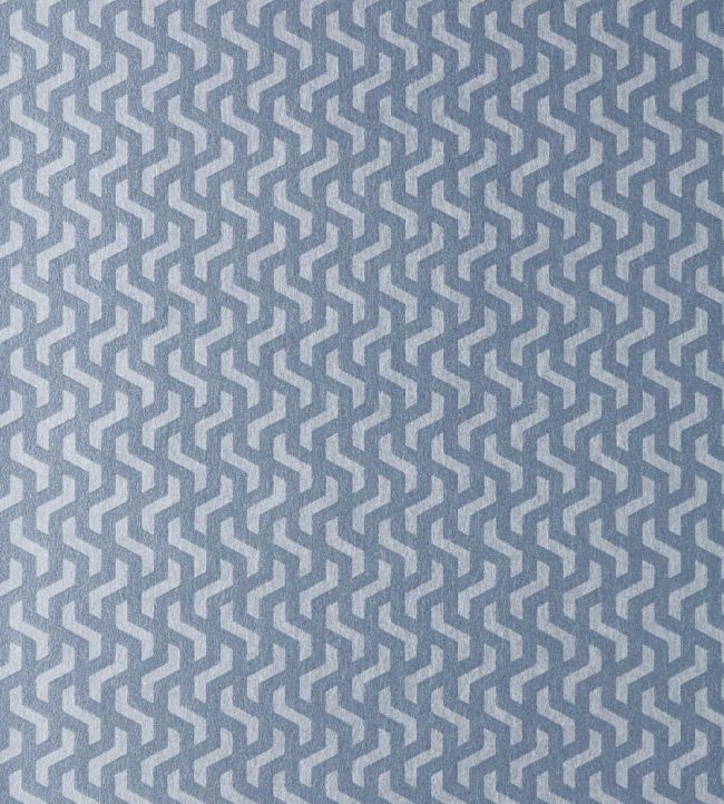 Rattan Wallpaper by 1838 Wallcoverings Blue Dusk