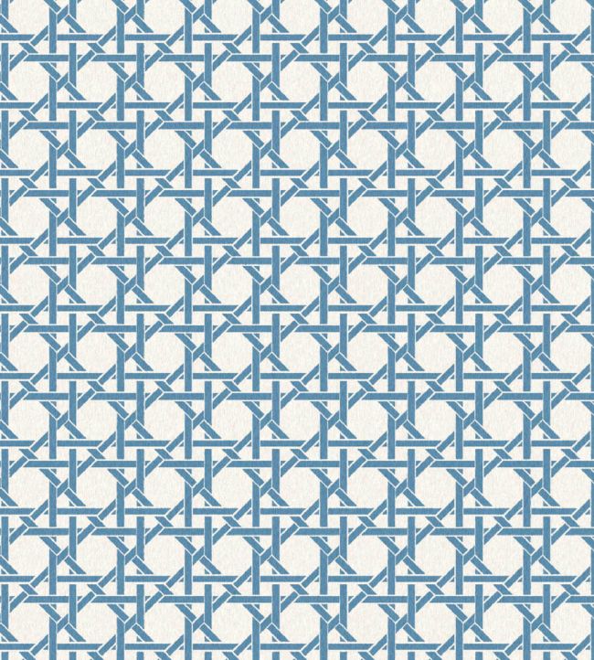 Rattan Wallpaper by Woodchip & Magnolia Indigo