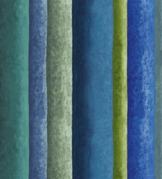 Rayure Chinoise Fabric by Designers Guild Cobalt