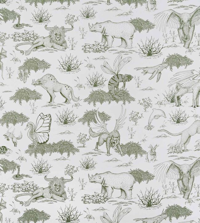 Realite Irreelle Coton Fabric by Casal Kaki