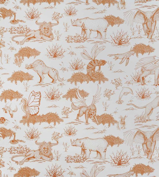 Realite Irreelle Coton Fabric by Casal Rouille