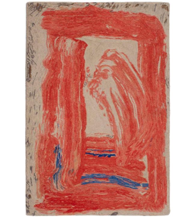 CF Editions Red Sky in the Morning by Howard Hodgkin rug Multi CFR142-01 Multi