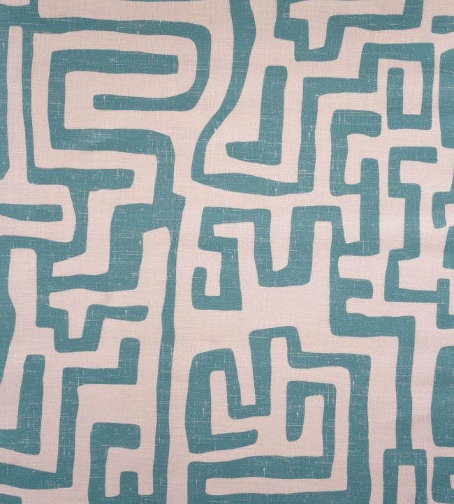 Reef Outdoor Fabric by Andrew Martin Lagoon