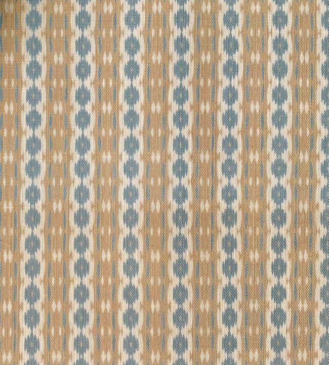 Reel Stripe Fabric by Ian Sanderson Blue Stone