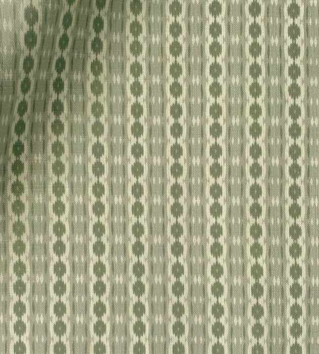 Reel Stripe Fabric by Ian Sanderson Celadon