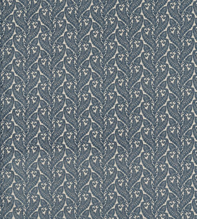 Regale Fabric by Clarke & Clarke Denim