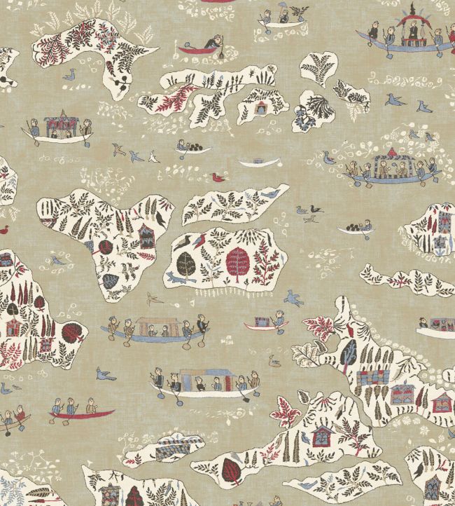 Regatta Wallpaper by Lewis & Wood Twilight