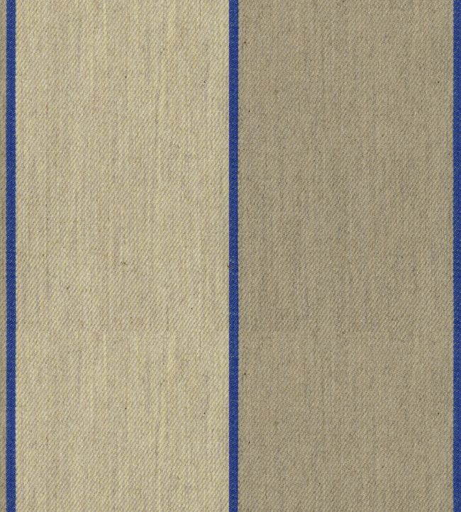 Regatta Stripe 3 Fabric by Ian Mankin Indigo