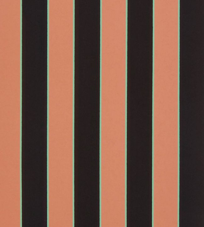 Regency Stripe Wallpaper by Osborne & Little Terracotta