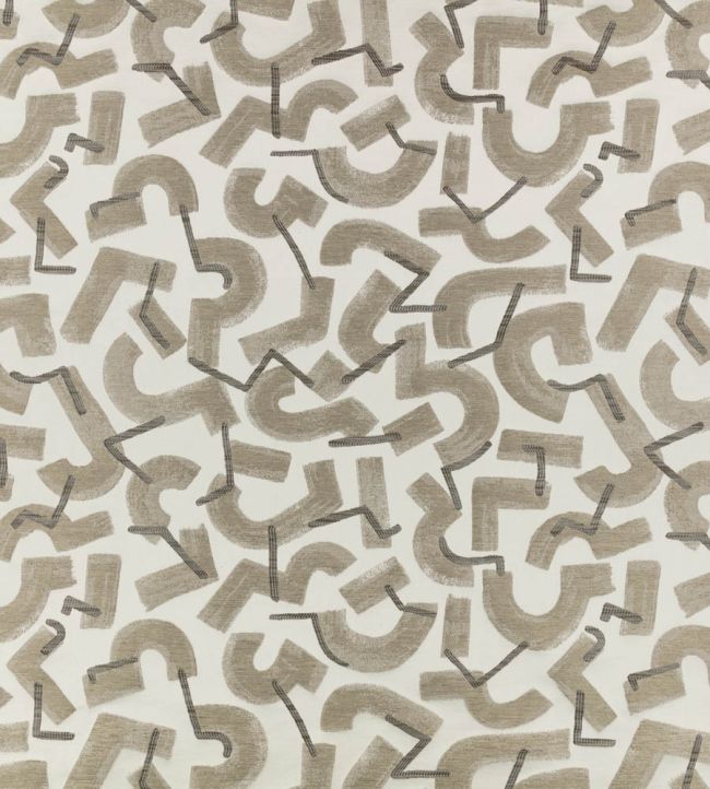 Rene Fabric by Zinc Taupe
