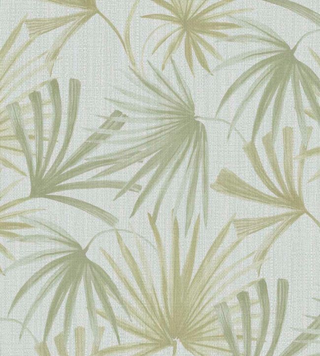 Retro Palms Wallpaper by Eijffinger Blue/Green