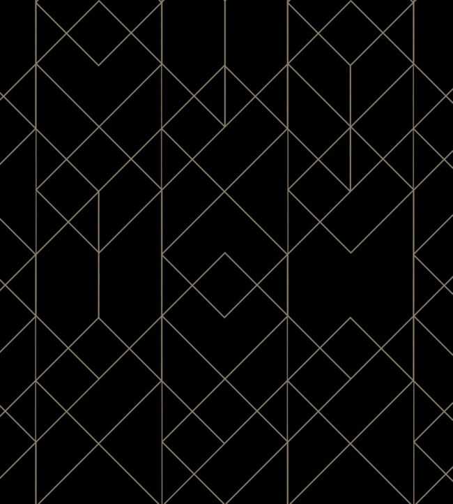 Rhombohedral Wallpaper by Coordonne Slate