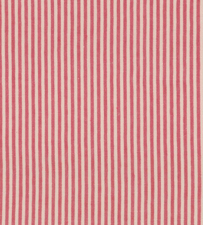 Rhubarb Stripe Fabric by MINDTHEGAP Red White