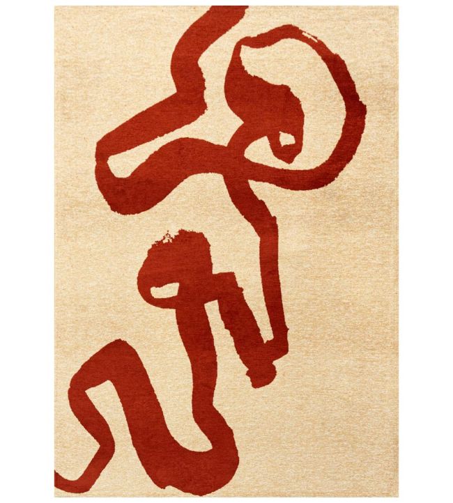 Louis De Poortere Ribbon rug Imperial Red 118566 Imperial Red