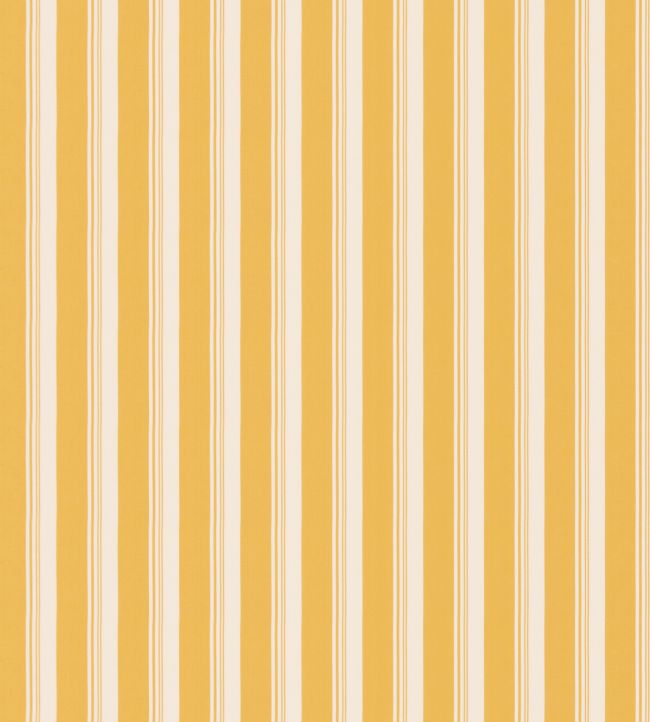 Ribbon Stripe Fabric by George & Minnie Daffodil