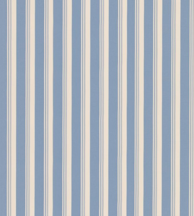 Ribbon Stripe Fabric by George & Minnie Periwinkle