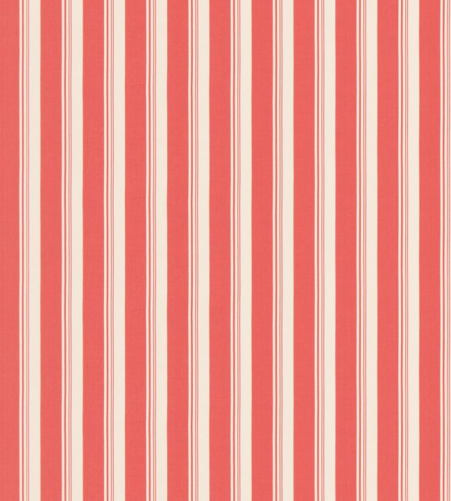 Ribbon Stripe Fabric by George & Minnie Raspberry
