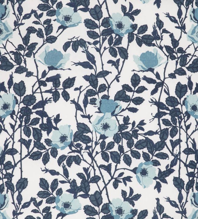 Richmond Fabric by Christopher Farr Cloth Dark Indigo