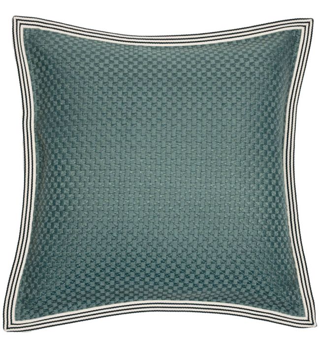 Rico Ruivo Cushion 45 x 45cm by Maison Casamance Bleu Galet
