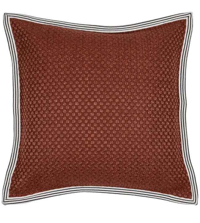Rico Ruivo Cushion 45 x 45cm by Maison Casamance Terracota Foncé