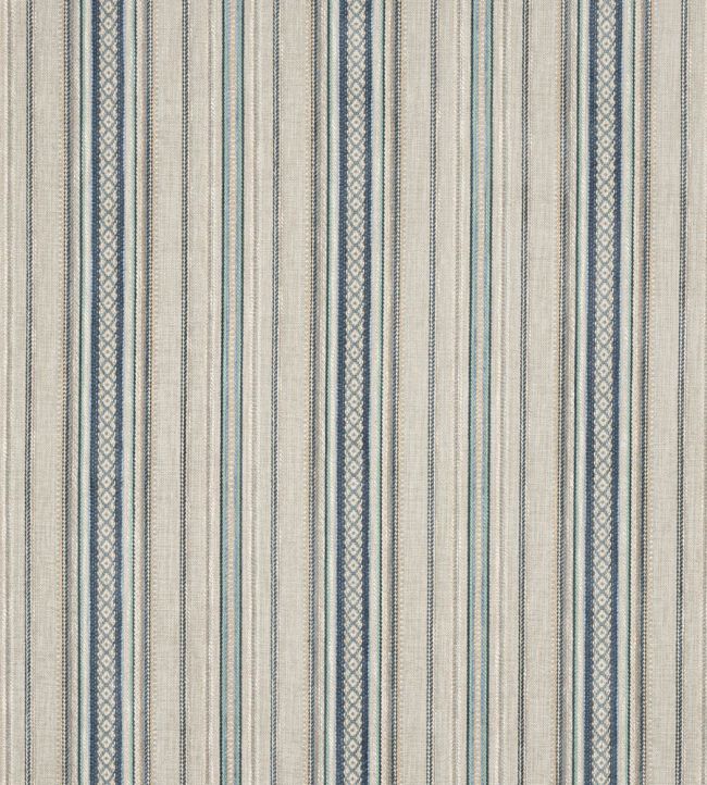 Ridgeway Stripe Fabric by Colefax and Fowler Blue