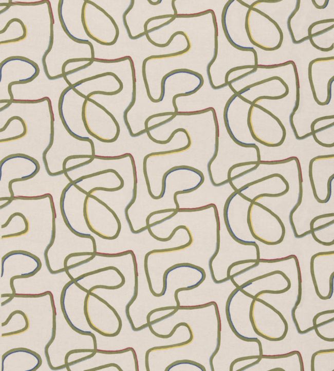 Ring Road Fabric by GP & J Baker Sage