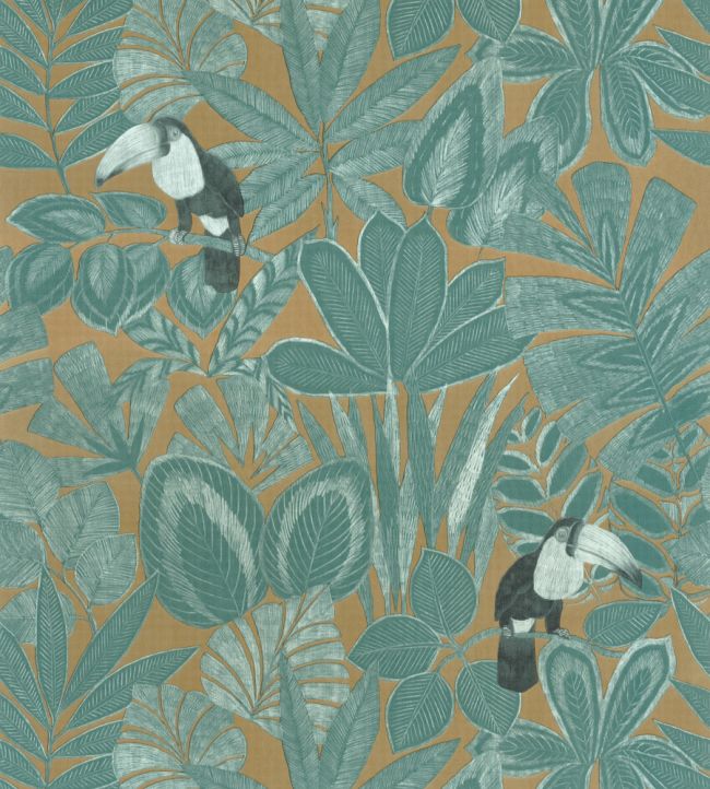 Rio Wallpaper by Caselio Vert Anglais