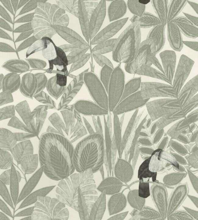 Rio Wallpaper by Caselio Vert Kaki