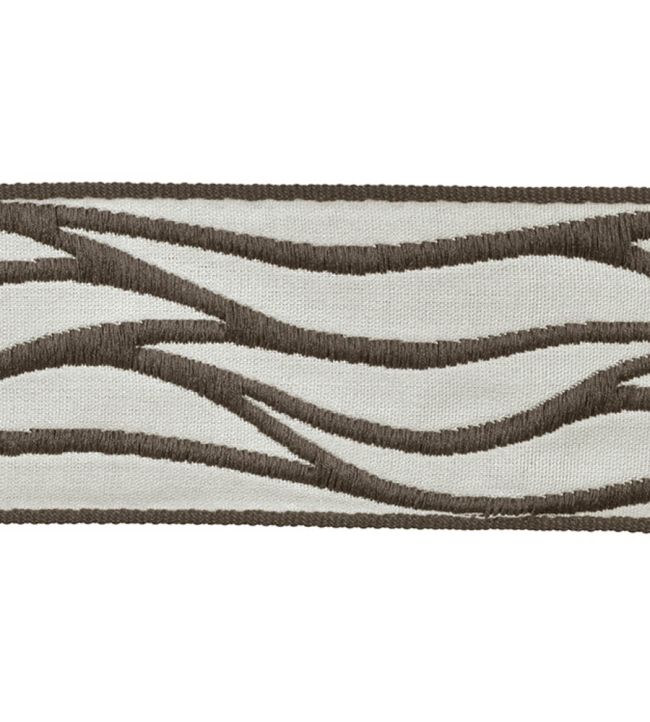 Rio Jacquard Braid 70mm Trimming by Houles Anthracite